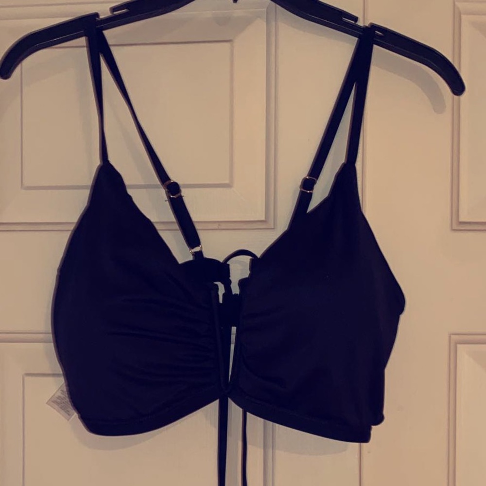 Black adjustable bathing suit!